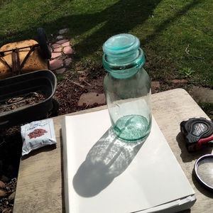 Antique fruit jar.